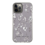 Slim Protection Case［ MERCURYDUO - BotanicalFlower - Grey ］