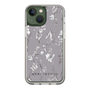 Slim Protection Case［ MERCURYDUO - BotanicalFlower - Grey ］