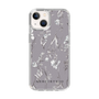 Slim Protection Case［ MERCURYDUO - BotanicalFlower - Grey ］