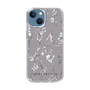 Slim Protection Case［ MERCURYDUO - BotanicalFlower - Grey ］