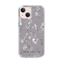 Slim Protection Case［ MERCURYDUO - BotanicalFlower - Grey ］