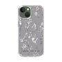 Slim Protection Case［ MERCURYDUO - BotanicalFlower - Grey ］