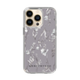 Slim Protection Case［ MERCURYDUO - BotanicalFlower - Grey ］