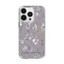 Slim Protection Case［ MERCURYDUO - BotanicalFlower - Grey ］