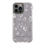 Slim Protection Case［ MERCURYDUO - BotanicalFlower - Grey ］