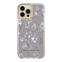 Slim Protection Case［ MERCURYDUO - BotanicalFlower - Grey ］