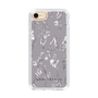 Slim Protection Case［ MERCURYDUO - BotanicalFlower - Grey ］