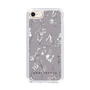 Slim Protection Case［ MERCURYDUO - BotanicalFlower - Grey ］