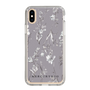 Slim Protection Case［ MERCURYDUO - BotanicalFlower - Grey ］