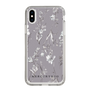 Slim Protection Case［ MERCURYDUO - BotanicalFlower - Grey ］