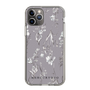 Slim Protection Case［ MERCURYDUO - BotanicalFlower - Grey ］