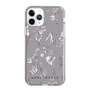 Slim Protection Case［ MERCURYDUO - BotanicalFlower - Grey ］