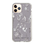 Slim Protection Case［ MERCURYDUO - BotanicalFlower - Grey ］