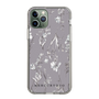 Slim Protection Case［ MERCURYDUO - BotanicalFlower - Grey ］