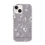 Slim Protection Case［ MERCURYDUO - BotanicalFlower - Grey ］