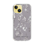 Slim Protection Case［ MERCURYDUO - BotanicalFlower - Grey ］