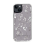 Slim Protection Case［ MERCURYDUO - BotanicalFlower - Grey ］