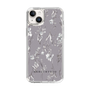Slim Protection Case［ MERCURYDUO - BotanicalFlower - Grey ］
