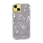 Slim Protection Case［ MERCURYDUO - BotanicalFlower - Grey ］