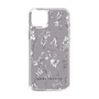 Slim Protection Case［ MERCURYDUO - BotanicalFlower - Grey ］