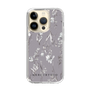 Slim Protection Case［ MERCURYDUO - BotanicalFlower - Grey ］