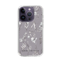 Slim Protection Case［ MERCURYDUO - BotanicalFlower - Grey ］
