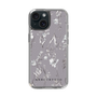 Slim Protection Case［ MERCURYDUO - BotanicalFlower - Grey ］