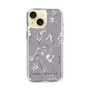 Slim Protection Case［ MERCURYDUO - BotanicalFlower - Grey ］