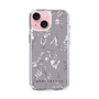 Slim Protection Case［ MERCURYDUO - BotanicalFlower - Grey ］