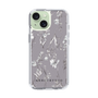 Slim Protection Case［ MERCURYDUO - BotanicalFlower - Grey ］