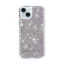 Slim Protection Case［ MERCURYDUO - BotanicalFlower - Grey ］