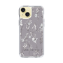 Slim Protection Case［ MERCURYDUO - BotanicalFlower - Grey ］