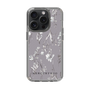 Slim Protection Case［ MERCURYDUO - BotanicalFlower - Grey ］