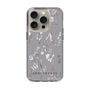 Slim Protection Case［ MERCURYDUO - BotanicalFlower - Grey ］