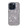 Slim Protection Case［ MERCURYDUO - BotanicalFlower - Grey ］