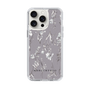 Slim Protection Case［ MERCURYDUO - BotanicalFlower - Grey ］