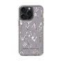 Slim Protection Case［ MERCURYDUO - BotanicalFlower - Grey ］