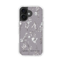 Slim Protection Case［ MERCURYDUO - BotanicalFlower - Grey ］