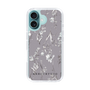 Slim Protection Case［ MERCURYDUO - BotanicalFlower - Grey ］