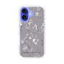 Slim Protection Case［ MERCURYDUO - BotanicalFlower - Grey ］