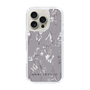 Slim Protection Case［ MERCURYDUO - BotanicalFlower - Grey ］