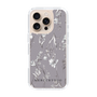Slim Protection Case［ MERCURYDUO - BotanicalFlower - Grey ］