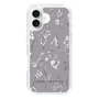 Slim Protection Case［ MERCURYDUO - BotanicalFlower - Grey ］