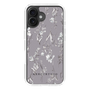 Slim Protection Case［ MERCURYDUO - BotanicalFlower - Grey ］