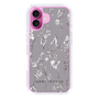 Slim Protection Case［ MERCURYDUO - BotanicalFlower - Grey ］