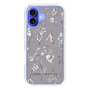 Slim Protection Case［ MERCURYDUO - BotanicalFlower - Grey ］