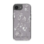 Slim Protection Case［ MERCURYDUO - BotanicalFlower - Grey ］