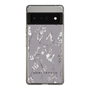 Slim Protection Case［ MERCURYDUO - BotanicalFlower - Grey ］