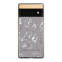 Slim Protection Case［ MERCURYDUO - BotanicalFlower - Grey ］