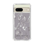 Slim Protection Case［ MERCURYDUO - BotanicalFlower - Grey ］